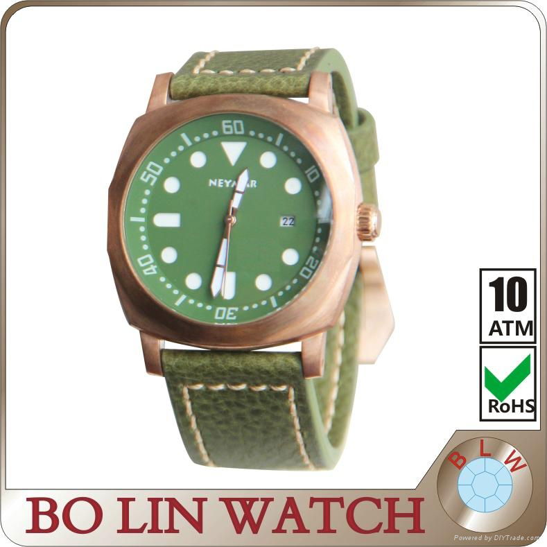 top brand automatic bronze watches with 9015 movement