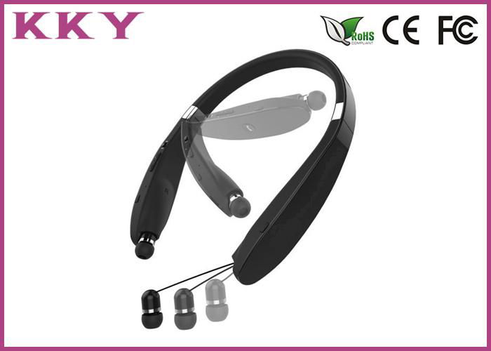 Sports Style Neckband Bluetooth Headphones In Ear with FCC / CE / RoHS 3