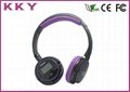 Fashionable Design Bluetooth 3.0 Headset Classic Colors For Smartphone 3