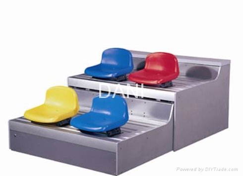 Plastic hollow chair Retractable tribune grandstand seat DN-1001