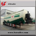 30m3 to 70m3 V-shape W-shape cement bulker tank semi trailer