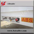 Full trailer type turnable drawbar cargo trailer with BPW axles 3