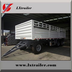 Full trailer type turnable drawbar cargo trailer with BPW axles