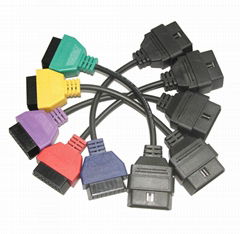 for FIAT ECU Scan Adaptors OBD Diagnostic Cable Five Colors