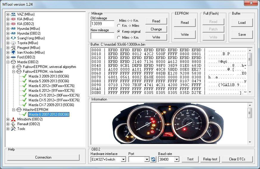 MTool 1.31 Super Mileage Software go with ELM327 3