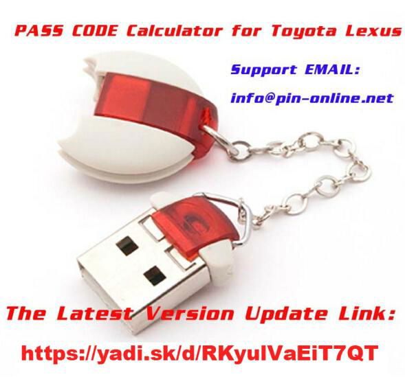 Pass Code Calculator Auto Key Programming for Toyota Lexus Scion 3