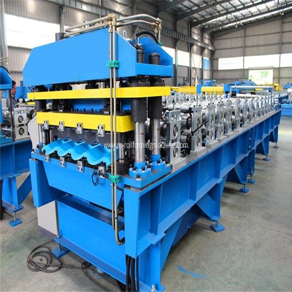 Colored tile roll forming machinery