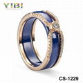 Newest Wholesale Rose Gold Plating Photo Jewelry Finger Ring