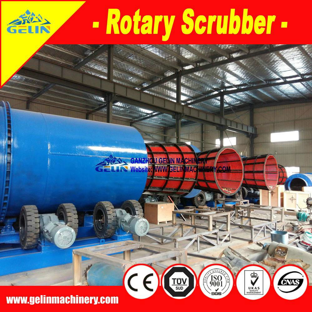 coltan processing equipment-rotary scrubber 2