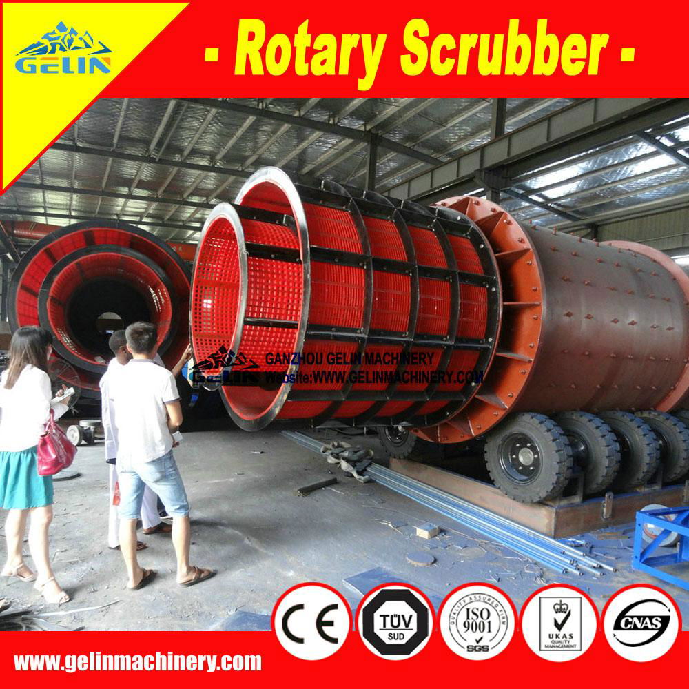 coltan processing equipment-rotary scrubber 3