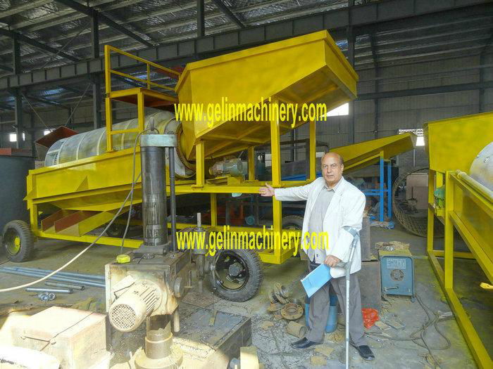 alluvial sand river placer gold washing plant 3