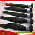 100% brazilian hair unprocessed virgin hair can be dyed                          4
