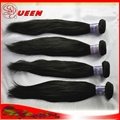 100% brazilian hair unprocessed virgin hair can be dyed                          5
