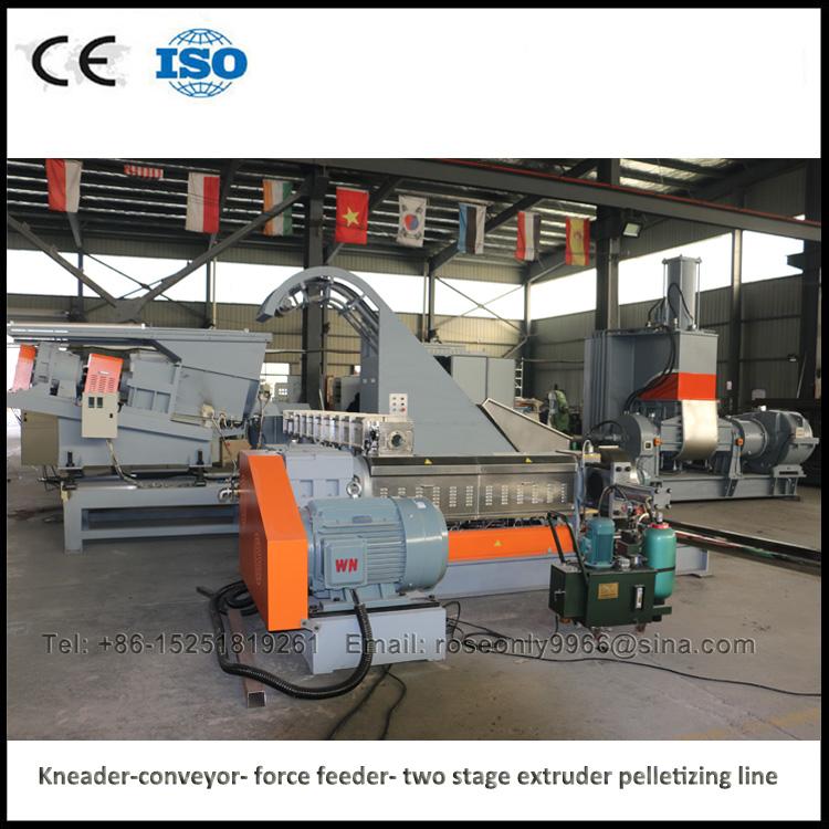 HFFR compound extruder pelletizing line 2