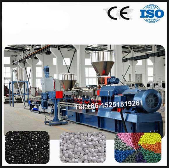 Twin screw extruder for PP/PE color masterbatch  2