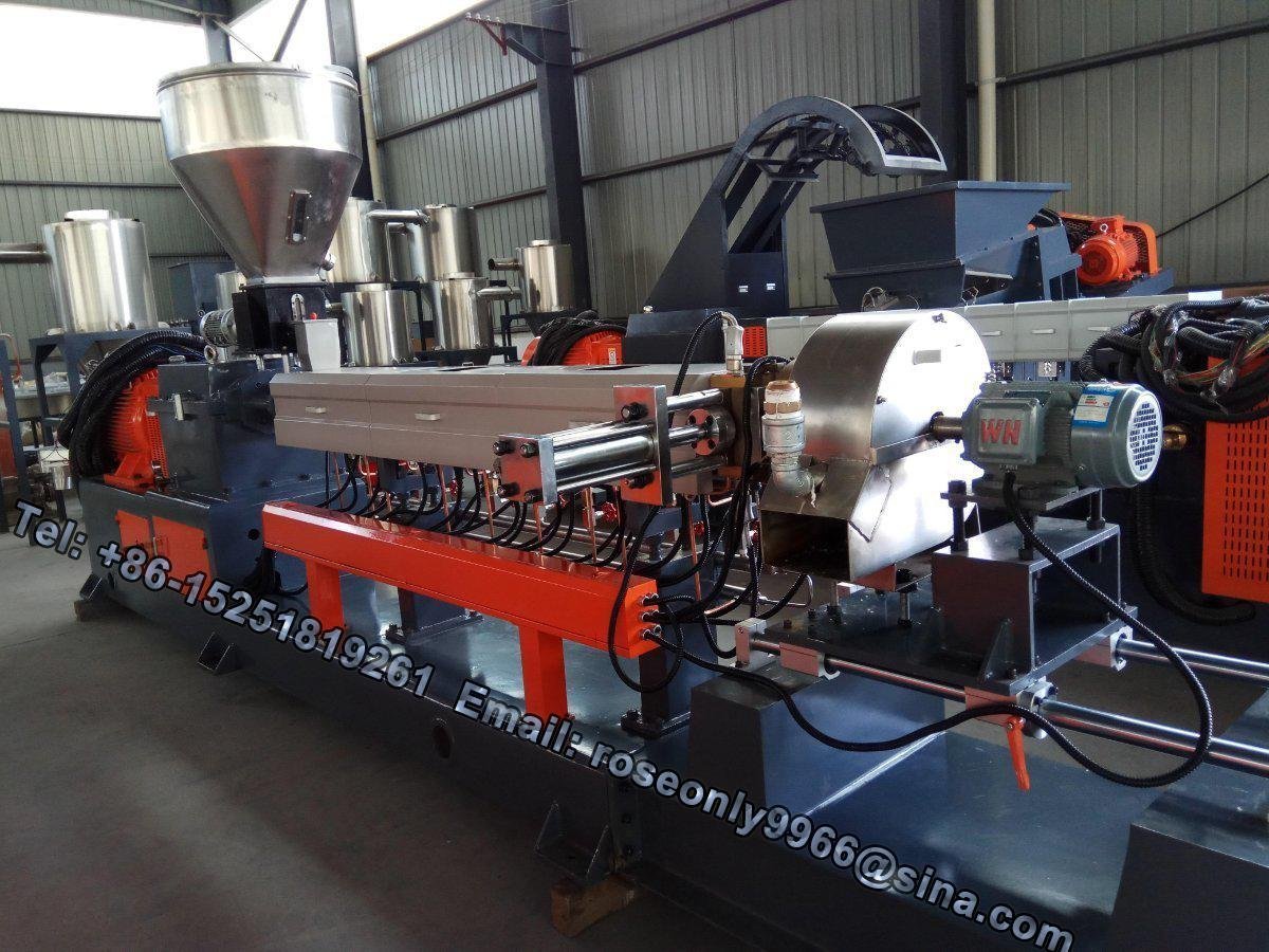 Twin screw extruder for PP/PE color masterbatch  3