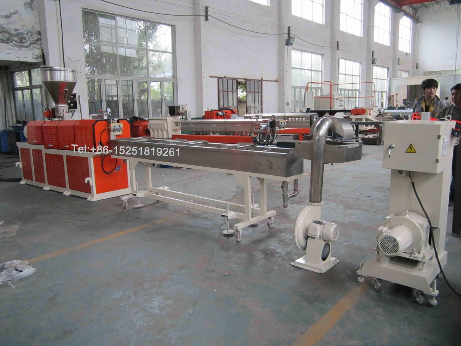 PC ABS Alloy twin screw extruder pelletizing line  3