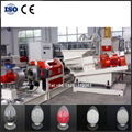 Kneader force feeder Single screw extruder pelletizing line