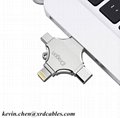 4in1 OTG USB memory Card Micro SD TF type c for Android Iphone 7 6 plus 5