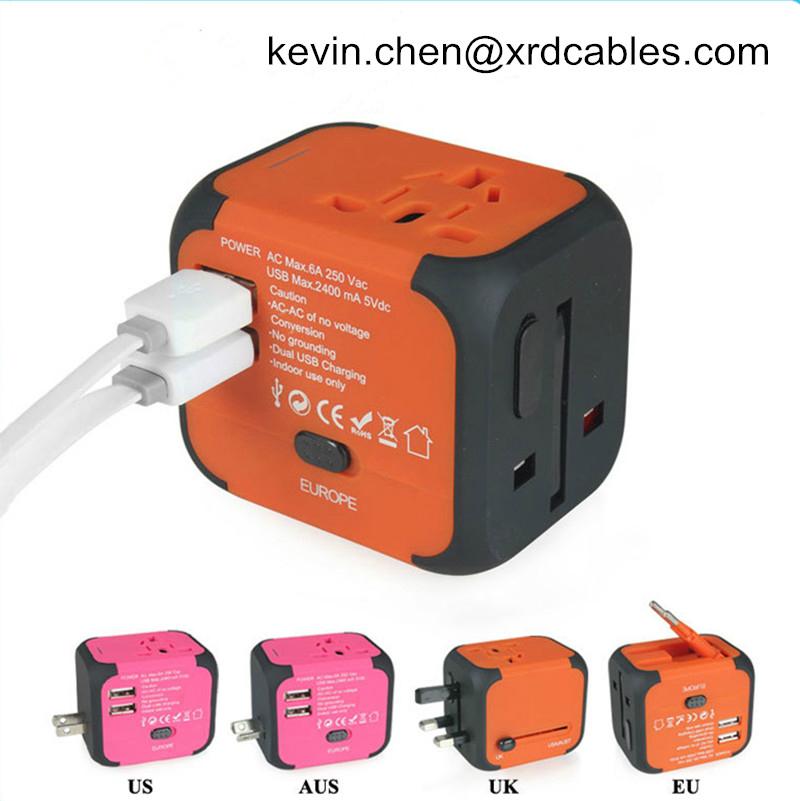 Travel Plug Adapters All in 1 Travel Adapter Worldwide Universal Socket Converte 4