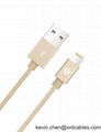 Braided Lightning to USB Cable 3 Feet