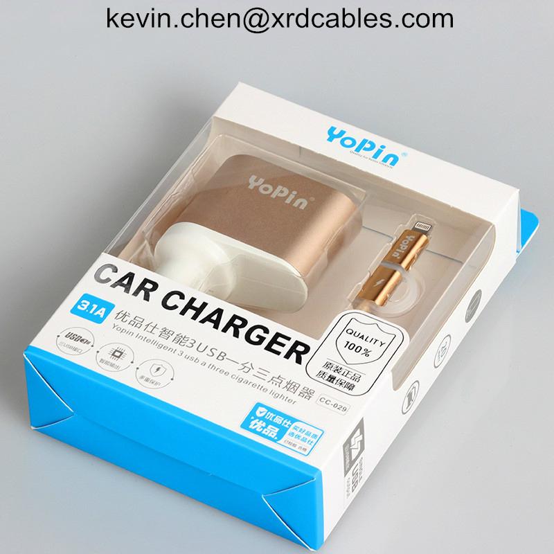 12-24V 3.1A Dual USB Car Charger Adapter With Voltage Current Display Charger Ca 5