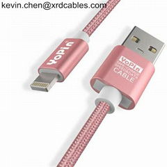 Lightning USB Cable Braided For iPhone 7