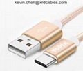USB type-c cables for xiaomi mi5 Oneplus LG Nexus 5x huawei samsung letv usb typ