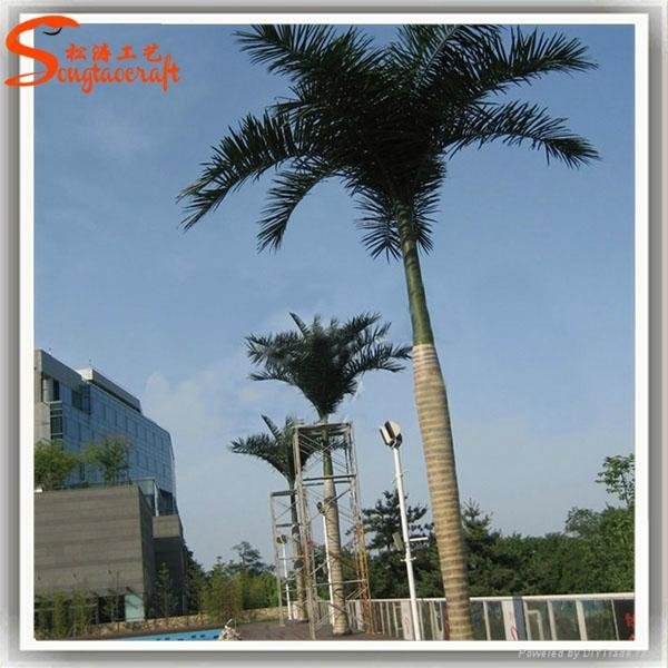 松涛工艺仿真椰子树 玻璃钢大型椰子树订做 广州人造景观树