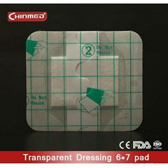 surgical disposable Transparent PU wound dressing