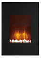 electric wall mounted fireplace with LED