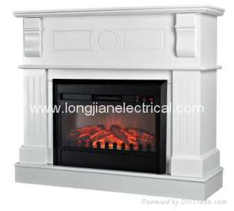 Electric Fireplace Insert with Mantel 2