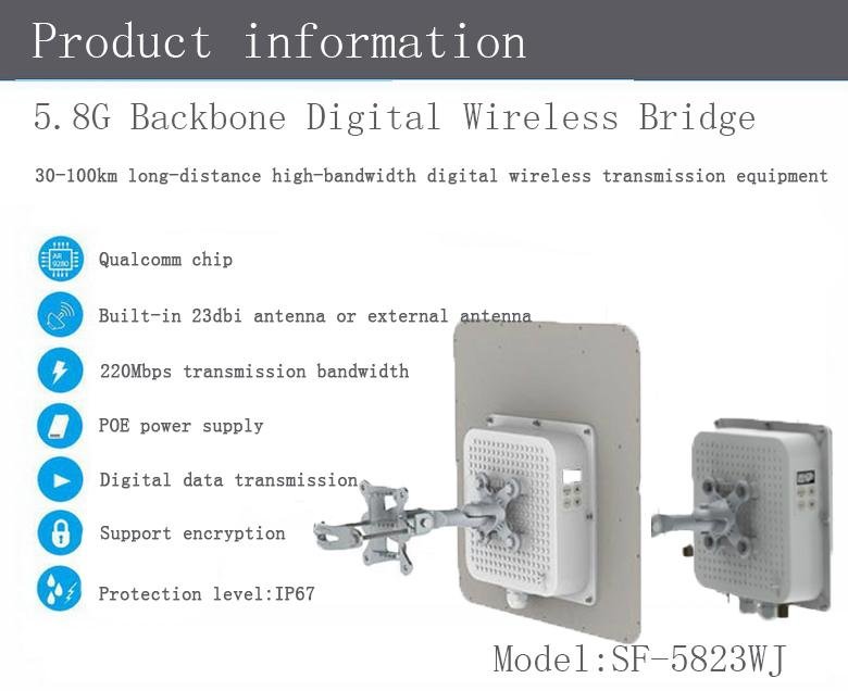 100km High Power Outdoor Base Station Monitoring Equipment