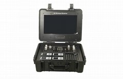 Portable 4-channel receiving box,industrial mobile video receiver