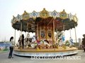 Good quality amusement carousel ride merry-go-round for kids 3