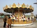 Good quality amusement carousel ride merry-go-round for kids 5