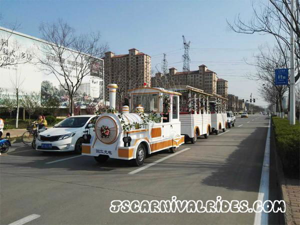 Factory supply special electric train tourist for amusement 3