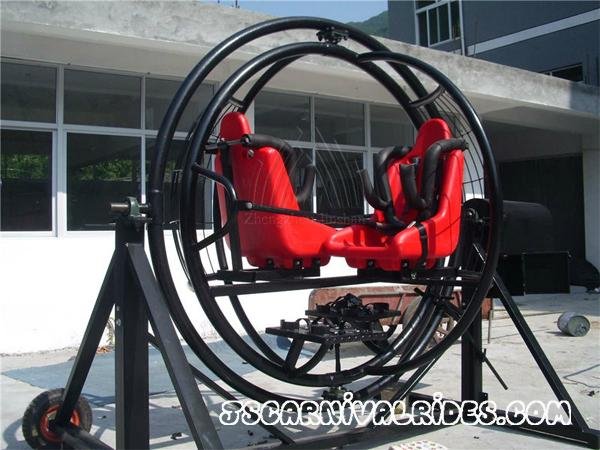 Mobile Rides For Events Gyro Loop Rides 3D Human Gyroscope 2