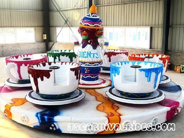 Attractive Fairground Ride Rotate Tea Cup Rides 2