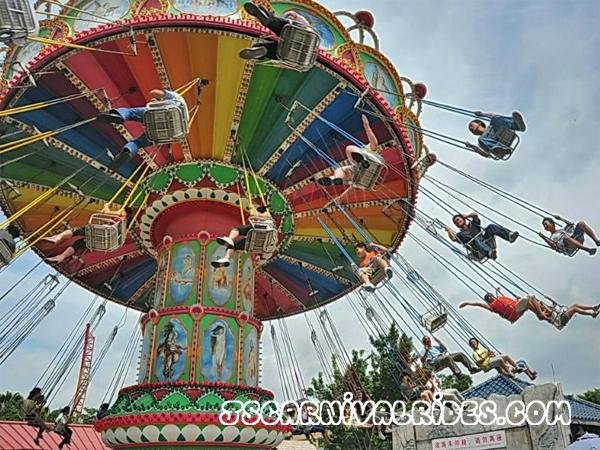 Attractive games swing ride amusement park ride flying chair 3