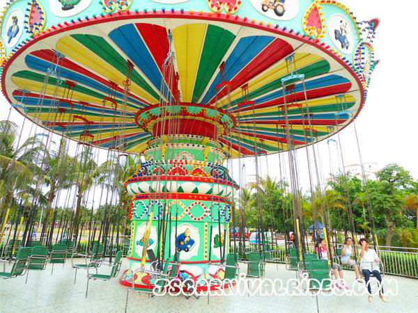 Attractive games swing ride amusement park ride flying chair 4