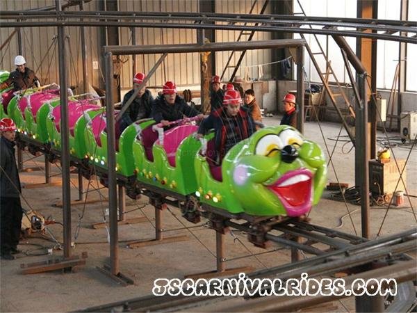 Amusement park small rides electric roller coasters 3
