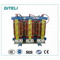 Pad mounted 11kv open dry type transformer toroidal coil type