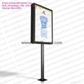 Street Light pole advertising billboard