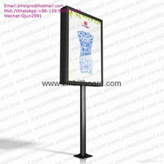 Street Light pole advertising billboard 