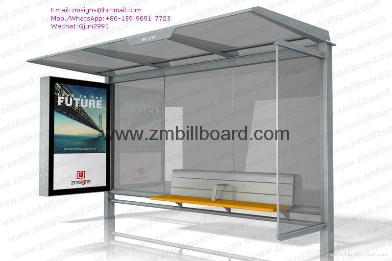 LED Advertising Light Box Bus Stop