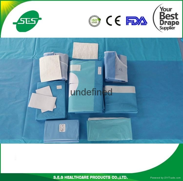 Disposable Hip Pack With Double Fluid Colltion Pouch