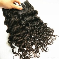 italian wave hair weave 100%human hair  wefts