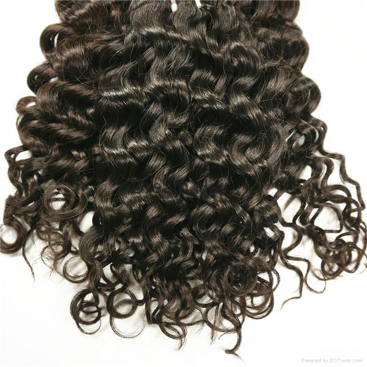 italian wave hair weave 100%human hair  wefts 5