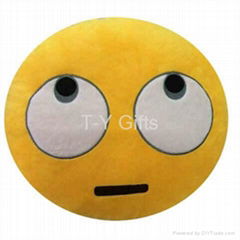 Whatsapp Emoji Pillow Heart-Shaped Eyes